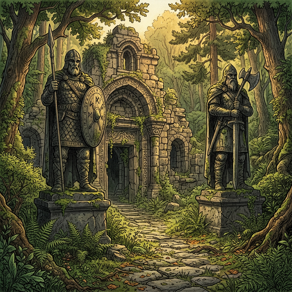 Rare 10th-Century 'Western Ganga' Dynasty Jain Basadi Ruins with Intact 'Dvarapala' Statuary Uncovered in Rural Chamarajanagar