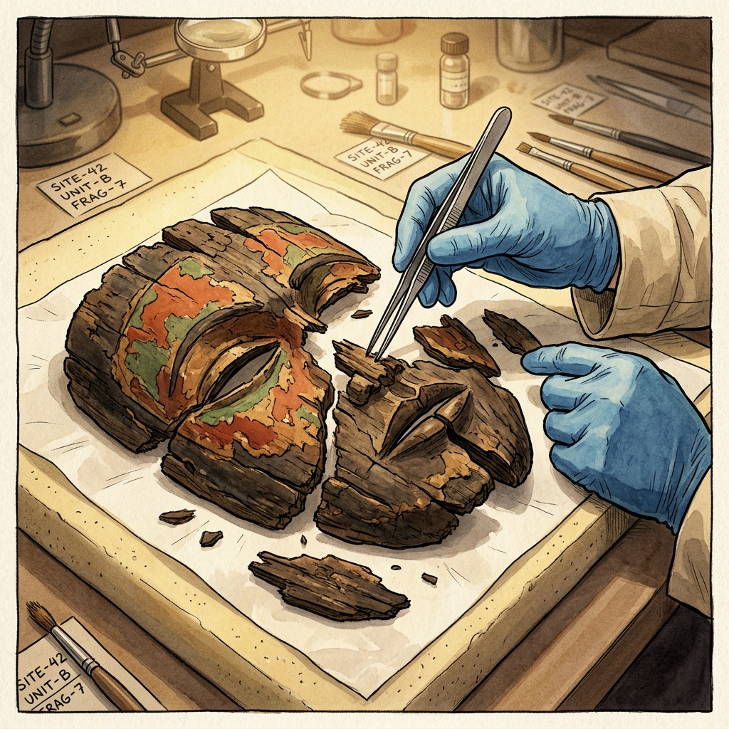 1,200-Year-Old 'Spirit-Mask' Fragments Found in Gyeongju Point to Silla Dynasty Origins of Masked Performance Festivals