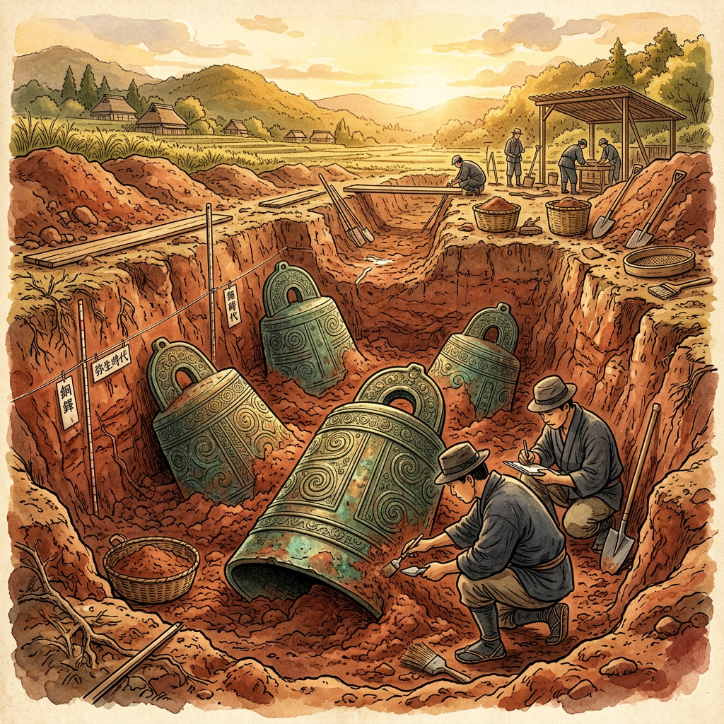 Yayoi-Period 'Bronze Bell' Foundry Uncovered in Kyushu Reveals Scale of Ancient Japanese Agricultural Rituals