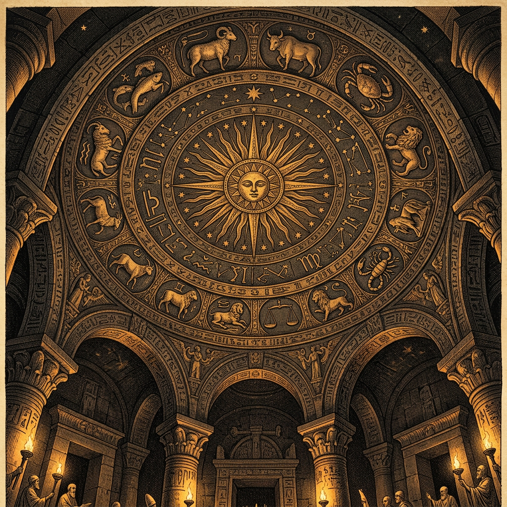 Rare 9th-Century 'Nikumbha' Dynasty Shiva Temple with Intact 'Basalt-Carved' Zodiacal Ceiling Discovered in Khandesh