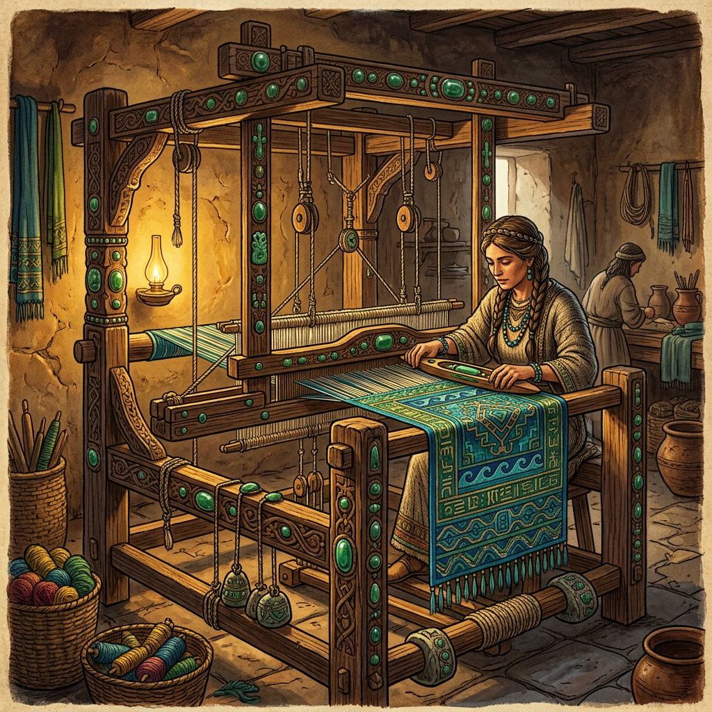 Excavation of 2,000-Year-Old 'Jade-Inlaid' Ritual Loom in Teotihuacan Links Sacred Banners to the 'Festival of the Hummingbird-Spirit'