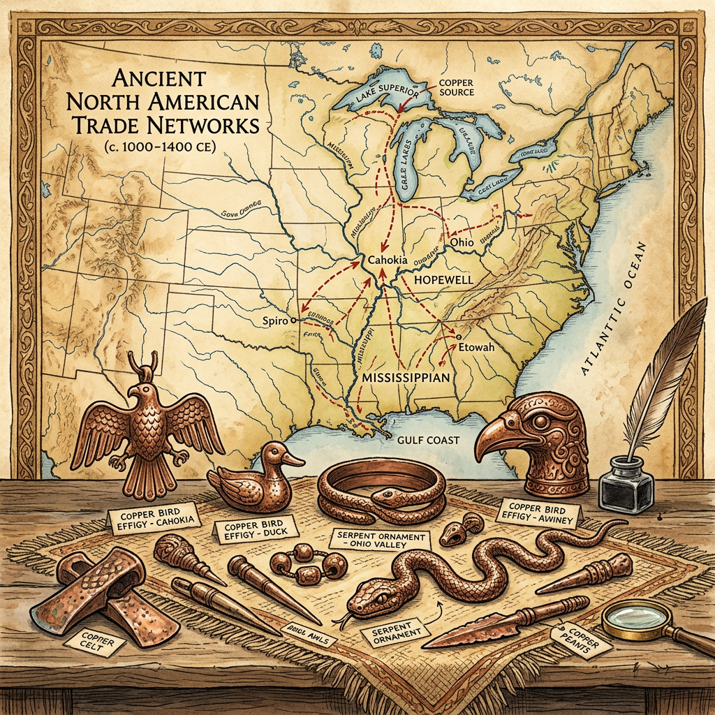 Geochemical Analysis Links Ancient Ohio Copper to Great Lakes Mines, Revealing 2,000-Year-Old Trade Network