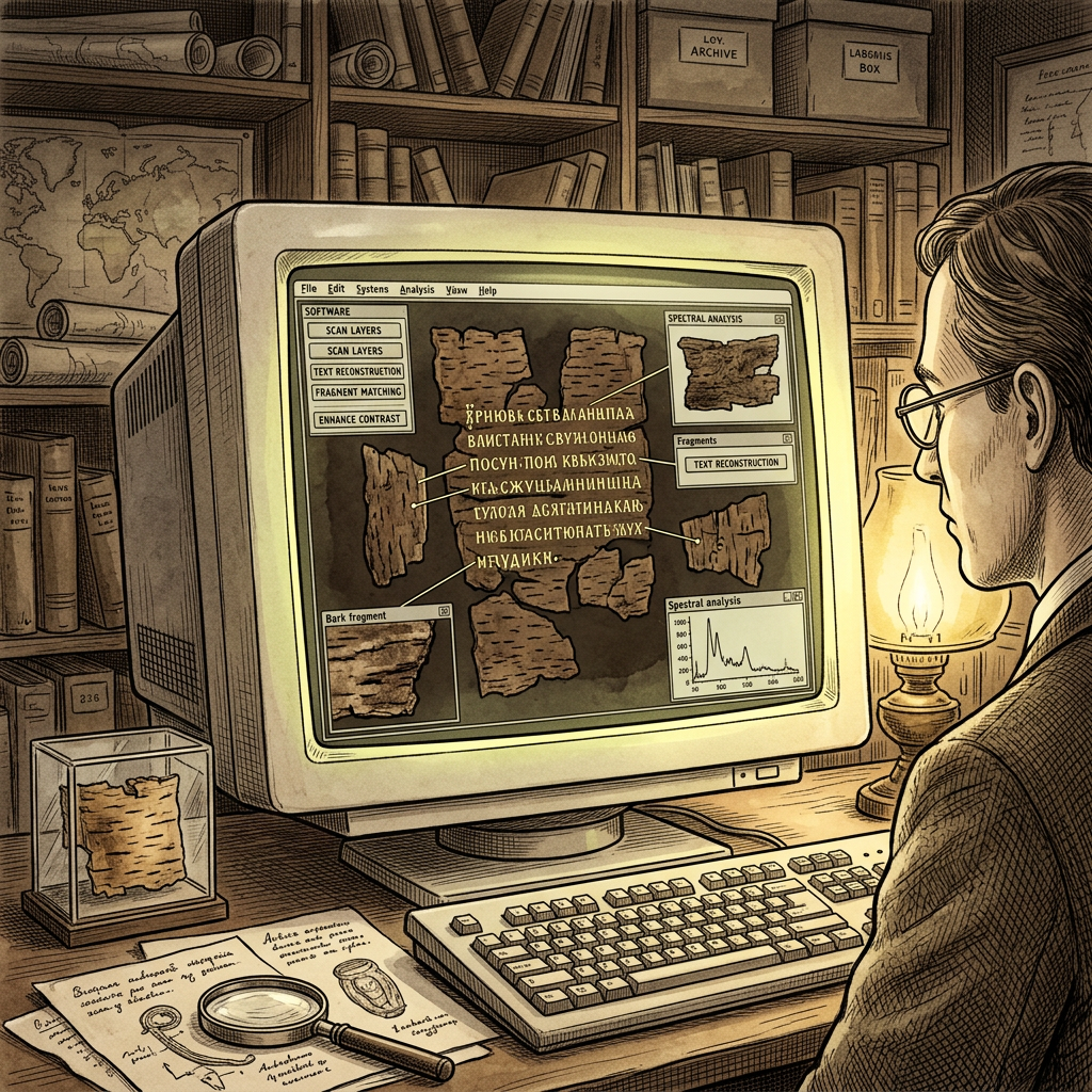 AI Deciphers 7th-Century 'Sabda-Kaustubha' Fragments in the Karakoram Revealing Lost Vedic Theories of Metalinguistics