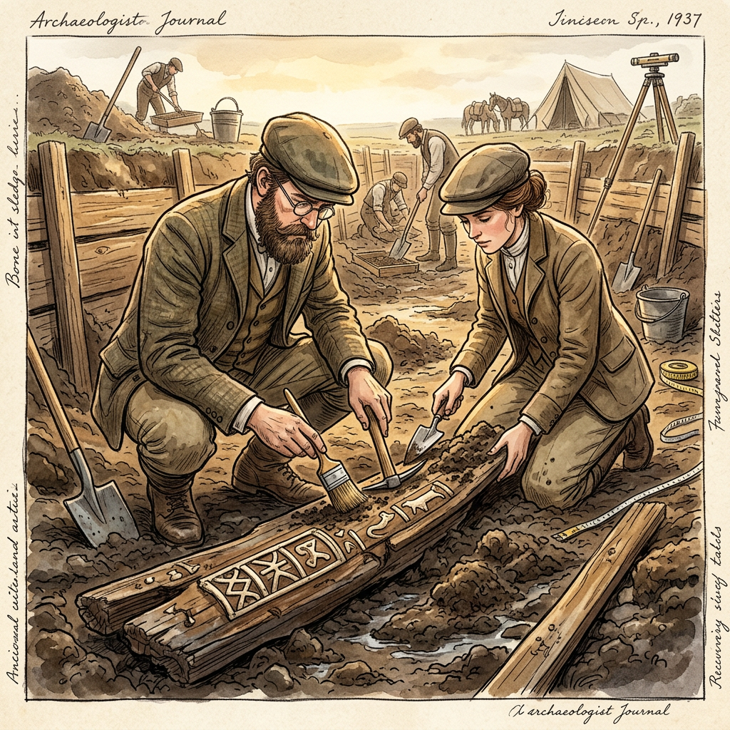 Thawing Permafrost in the Gydan Peninsula Reveals 4,000-Year-Old 'Samoyed' Culture Sledges with Intact Bone Carvings