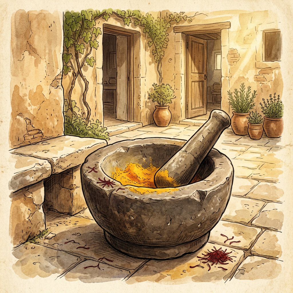 4,000-Year-Old 'Saffron-Stained' Mortars in Cyprus Point to Origins of Ancient Mediterranean Floral Rites