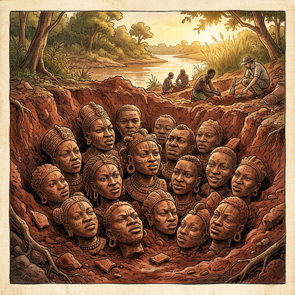 Discovery of a 2,500-Year-Old 'Iron Age' Terracotta Hub in the Ubangi River Basin of the Congo Challenges African Urbanism History