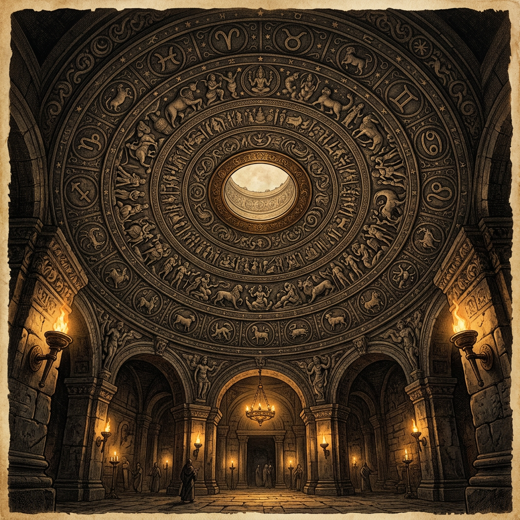 10th-Century 'Yadava' Era Shiva Temple with Unique 'Zodiacal' Ceiling Panels Discovered in Rural Latur, Maharashtra