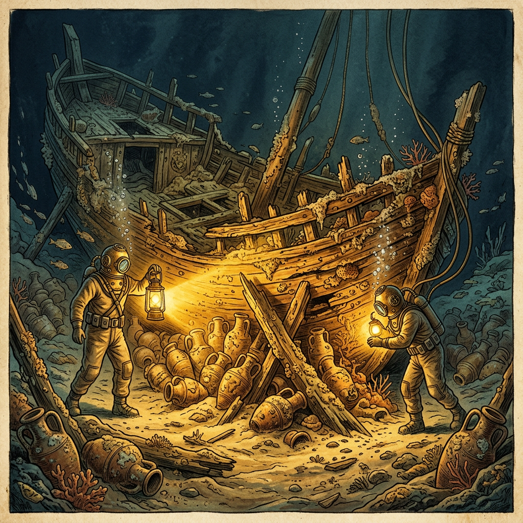 1st-Century Roman Merchant Shipwreck off the Coast of Crete Found with Cargo of Indian Teak and Cardamom