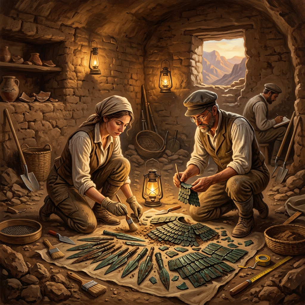 Discovery of a 3,500-Year-Old 'Elamite' Military Garrison and Bronze Weaponry Archive in Southwestern Iran