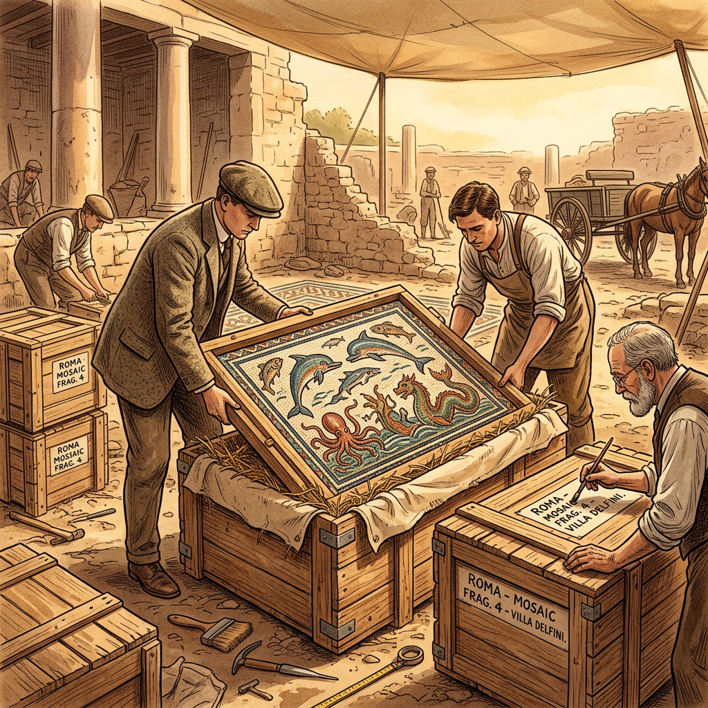 National Gallery of Art in Washington Finalizes Repatriation of Rare 2nd-Century Roman Mosaic to Tunisia