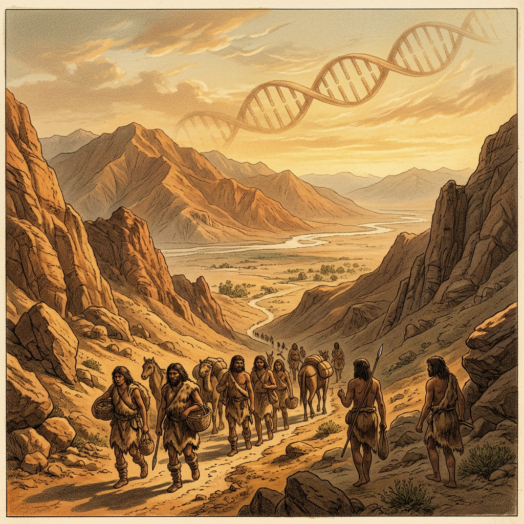 Genomic Analysis of 12,000-Year-Old 'Tarim Basin' Foragers Identifies a Unique Pulse of Post-Glacial Migration from the Iranian Plateau