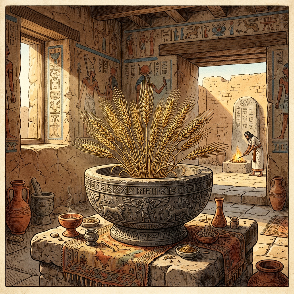 Discovery of "Electrum-Filigreed" Wheat Offerings in Ancient Anatolia Reveals 3,500-Year-Old Logistics of the "Festival of the Golden Sheaf"