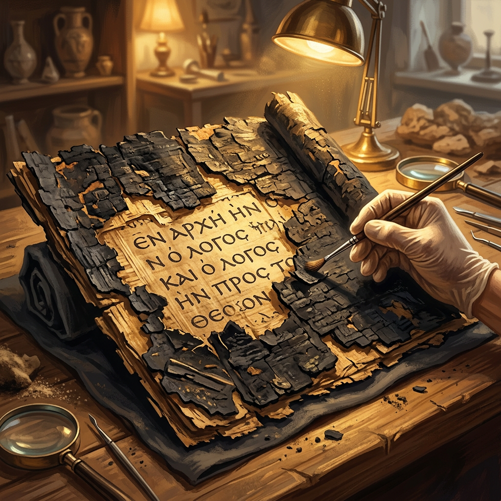 Fragment of Lost Musonius Rufus Treatise on 'The Ethics of Domestic Labor' Found in Herculaneum Papyrus