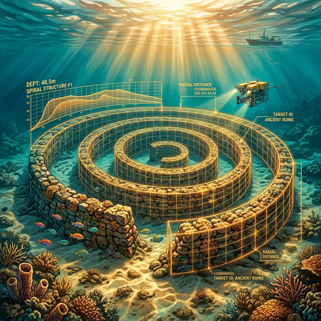 Submerged 10,000-Year-Old 'Ritual Fish Traps' Identified off the Coast of Arnhem Land Using 3D Robotic Sonar