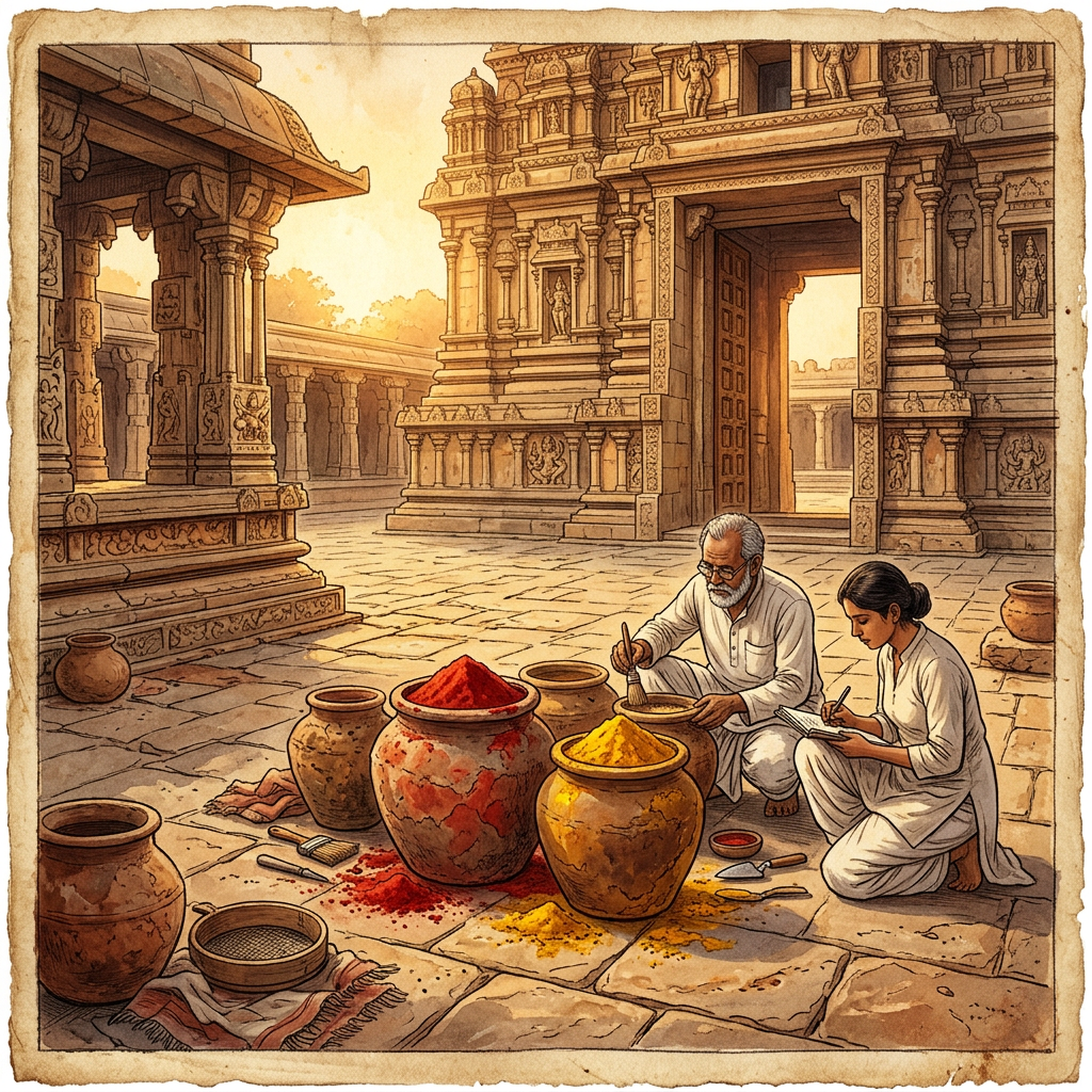 Rare 'Red and Yellow' Pigment Cache in Ancient Mathura Suggests 2,500-Year-Old Origins of Color Festivals