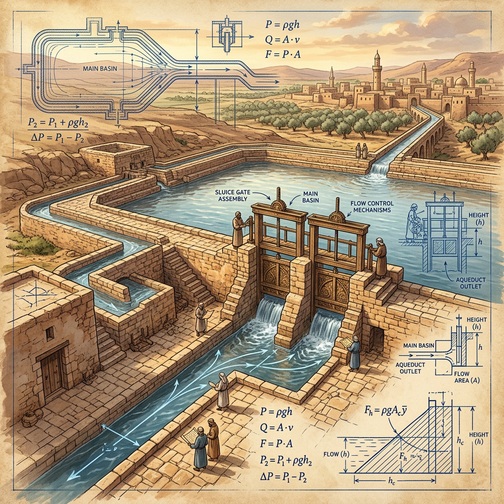 Structural Analysis of 9th-Century 'Western Ganga' Reservoir Networks Reveals Advanced Sanskrit Mathematical Principles of Fluid Statics
