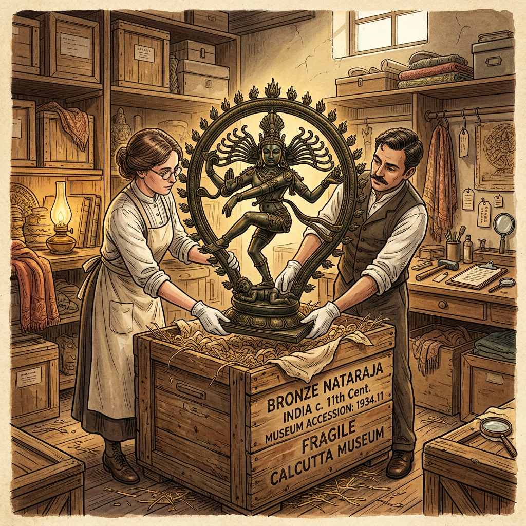 12th-Century 'Nataraja' Bronze and Rare Temple Jewelry Repatriated from Private Swiss Collection to India