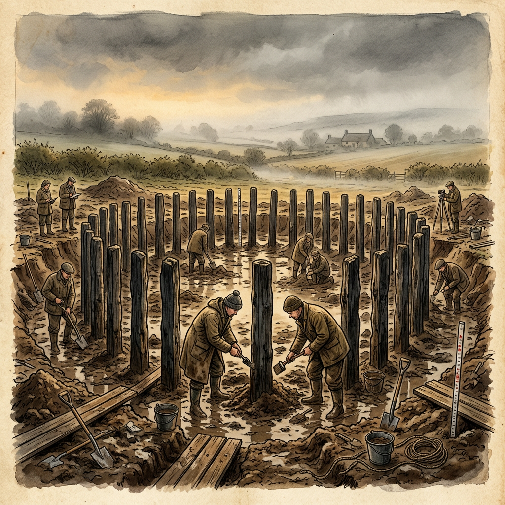 Pristine 3,500-Year-Old 'Bronze Age Timber Circle' and Ritual Cache Discovered in the Fens of Eastern England