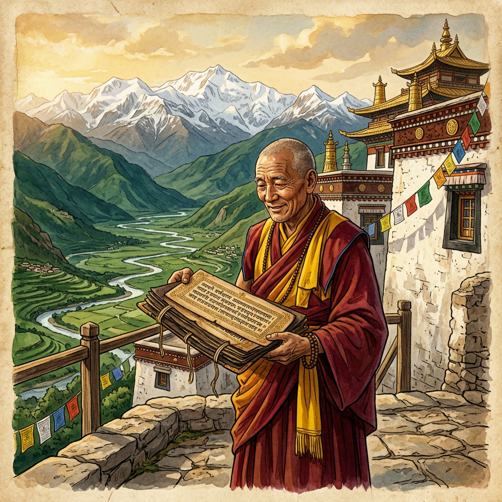 12th-Century 'Sthiti-Vada' Manuscript Discovered in Bhutan Outlines the 'Metaphysics of Geographic Stillness'