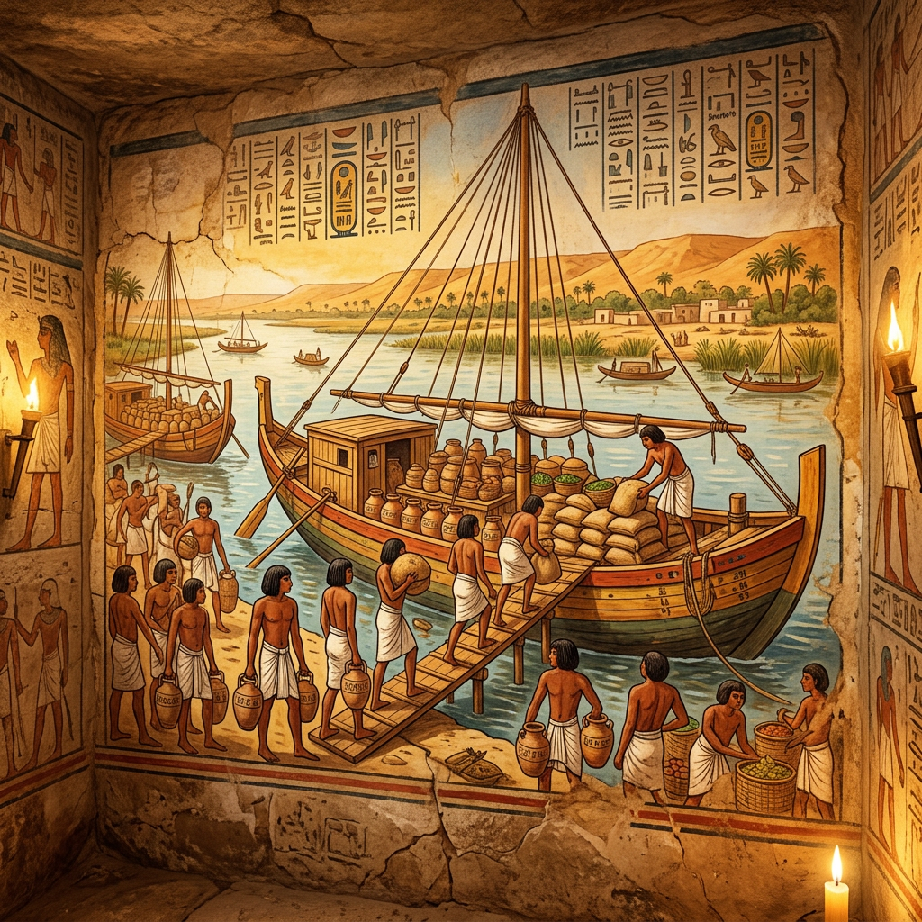 4,300-Year-Old 'Overseer of the Royal Treasury' Tomb Discovered in Saqqara with Rare Murals of Trade Expeditions