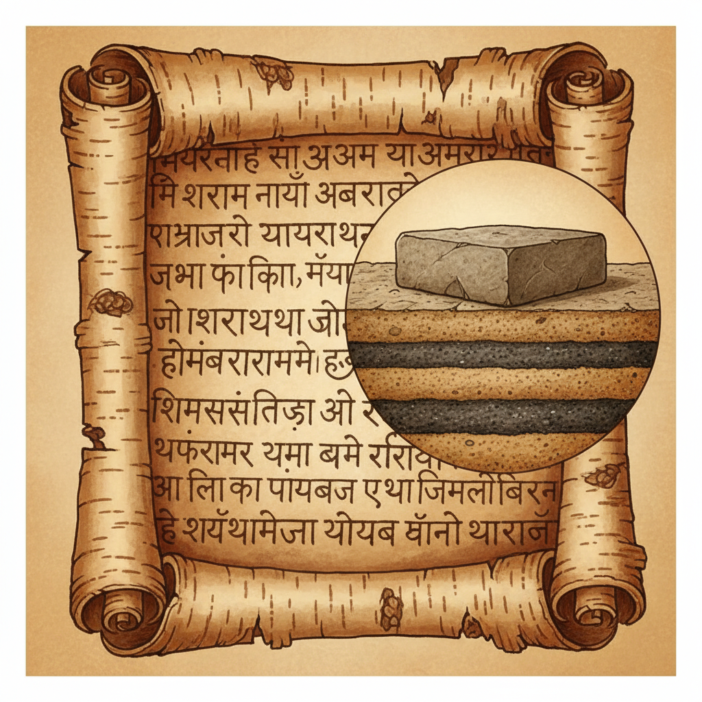 Rare 11th-Century 'Sharada' Manuscript Discovered in a Remote Kishtwar Monastery Details Lost Sanskrit Treatises on Ancient Indian Seismology