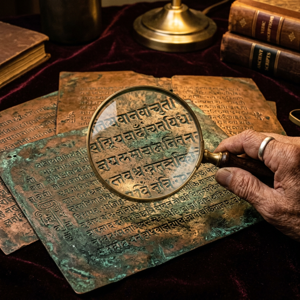 Discovery of 7th-Century 'Veda-Sankalpa' Copper Plates in Vidarbha Reveals Early Philosophy of Ritual Intent