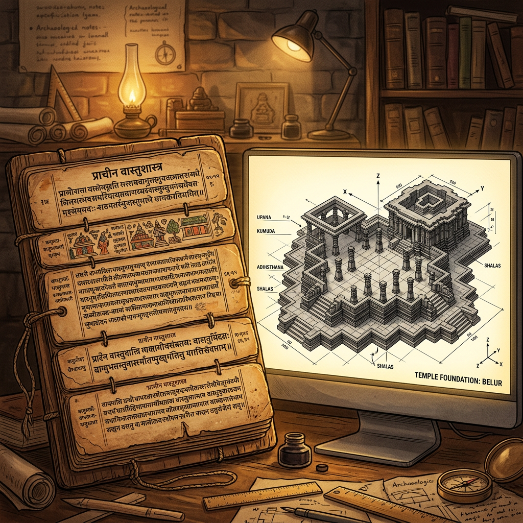 AI-Assisted Analysis of 8th-Century 'Tigalari' Script Manuscripts Reveals Ancient Anti-Seismic Temple Engineering