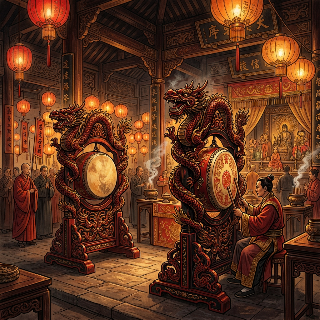 Excavation of 'Vermilion-Painted' Ritual Drum-Stands in Ancient Chu State Reveals 2,400-Year-Old Roots of 'Spirit-Dragon' Harvest Rites