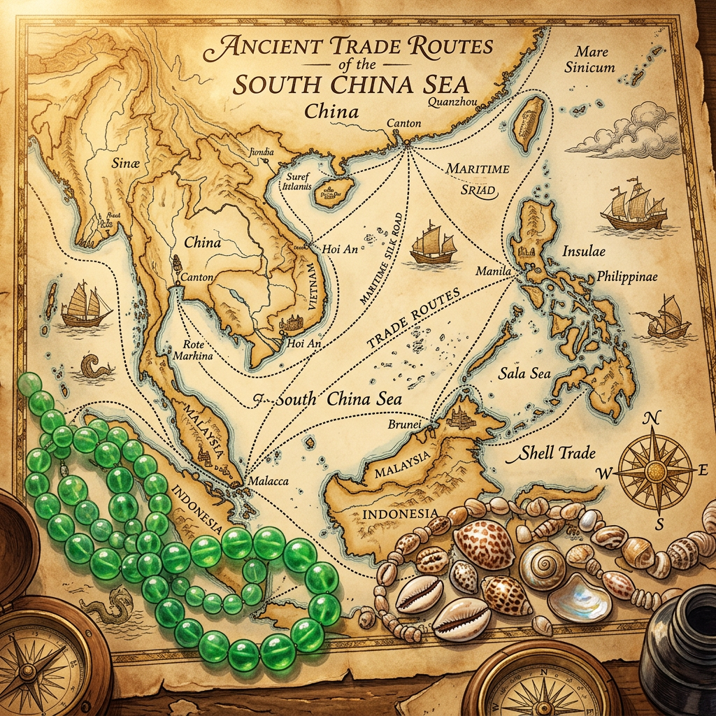 The 'Jadeite and Shell' Seaway: Researchers Map 4,500-Year-Old Maritime Trade Between the Gulf of Thailand and the Philippine Archipelago