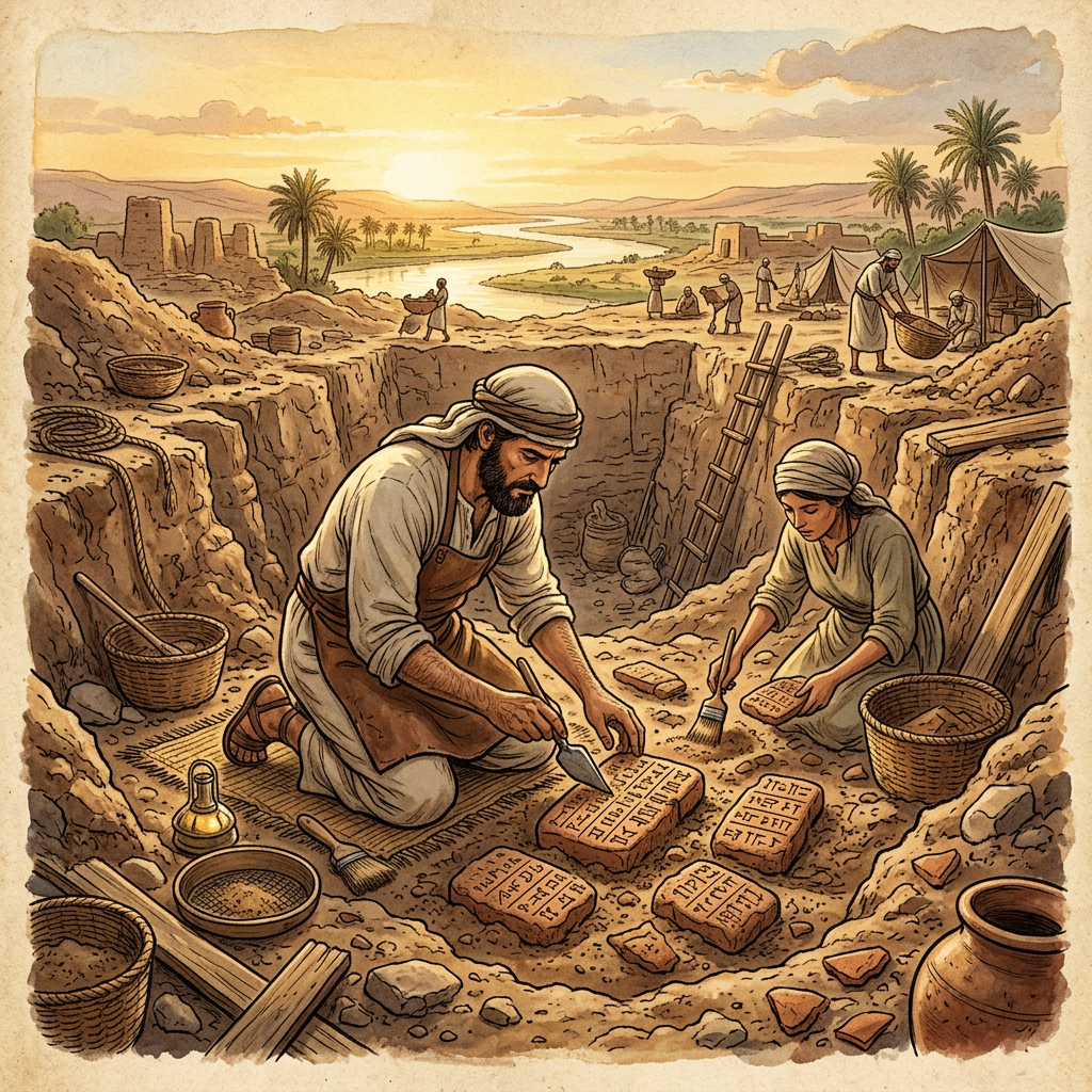 6th-Century BCE 'Satya-Kala-Nidhi' Clay Tablets Found in the Belan Valley Reveal Early Vedic 'Philosophy of Eternal Truth-Flow'