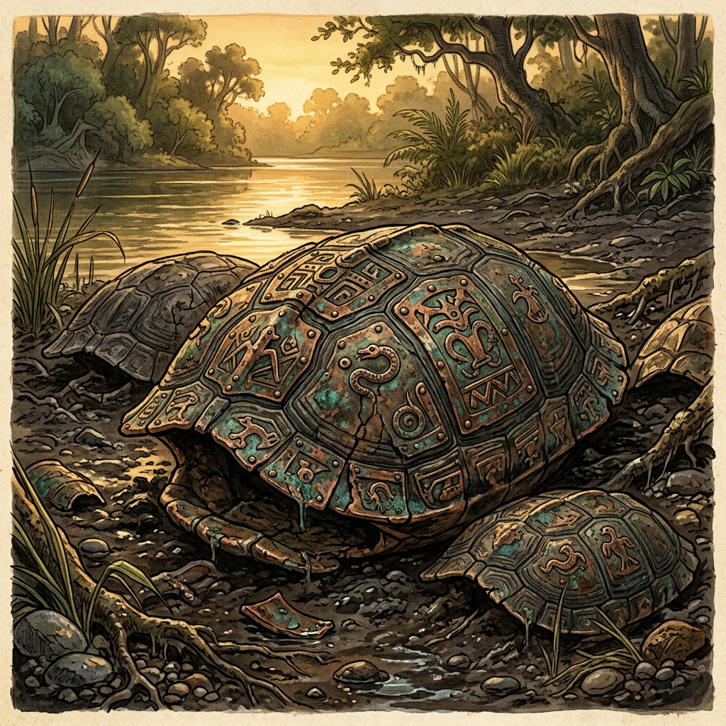 2,000-Year-Old 'Copper-Incrusted' Turtle-Shell Drums Found in the Pearl River Delta Link to Ancient 'Festival of the Silt-Spirit'