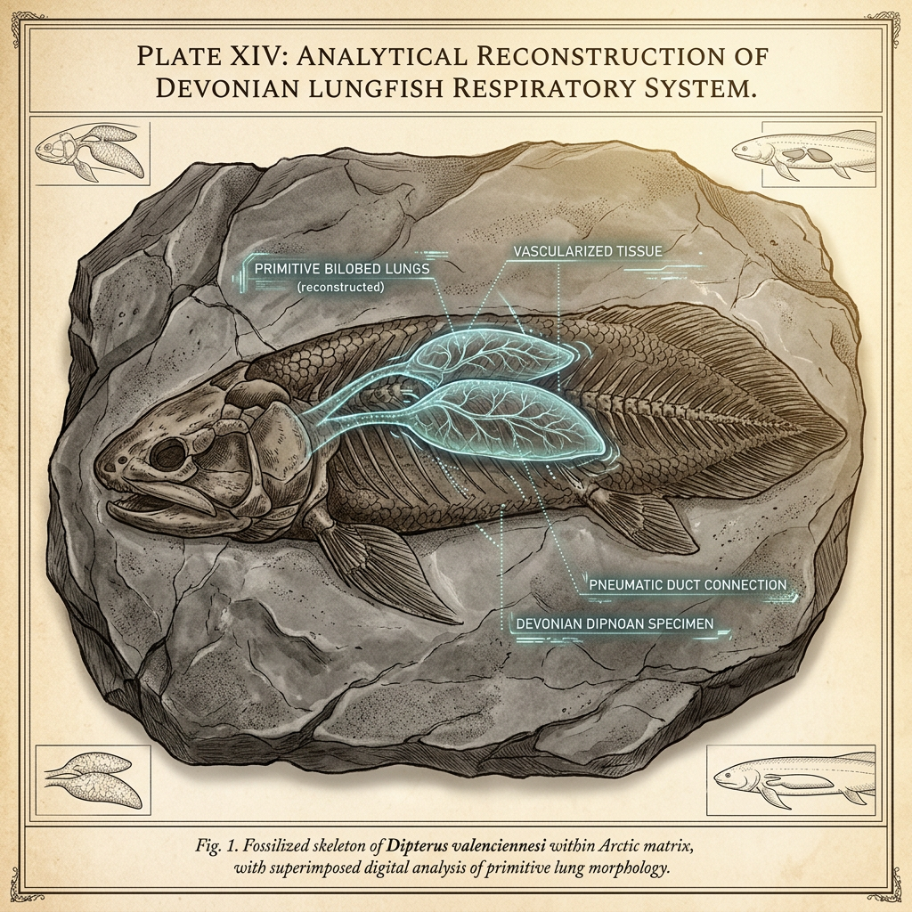 400-Million-Year-Old 'Primitive Lungfish' Fossil with Intact Respiratory Organs Discovered in the Canadian Arctic