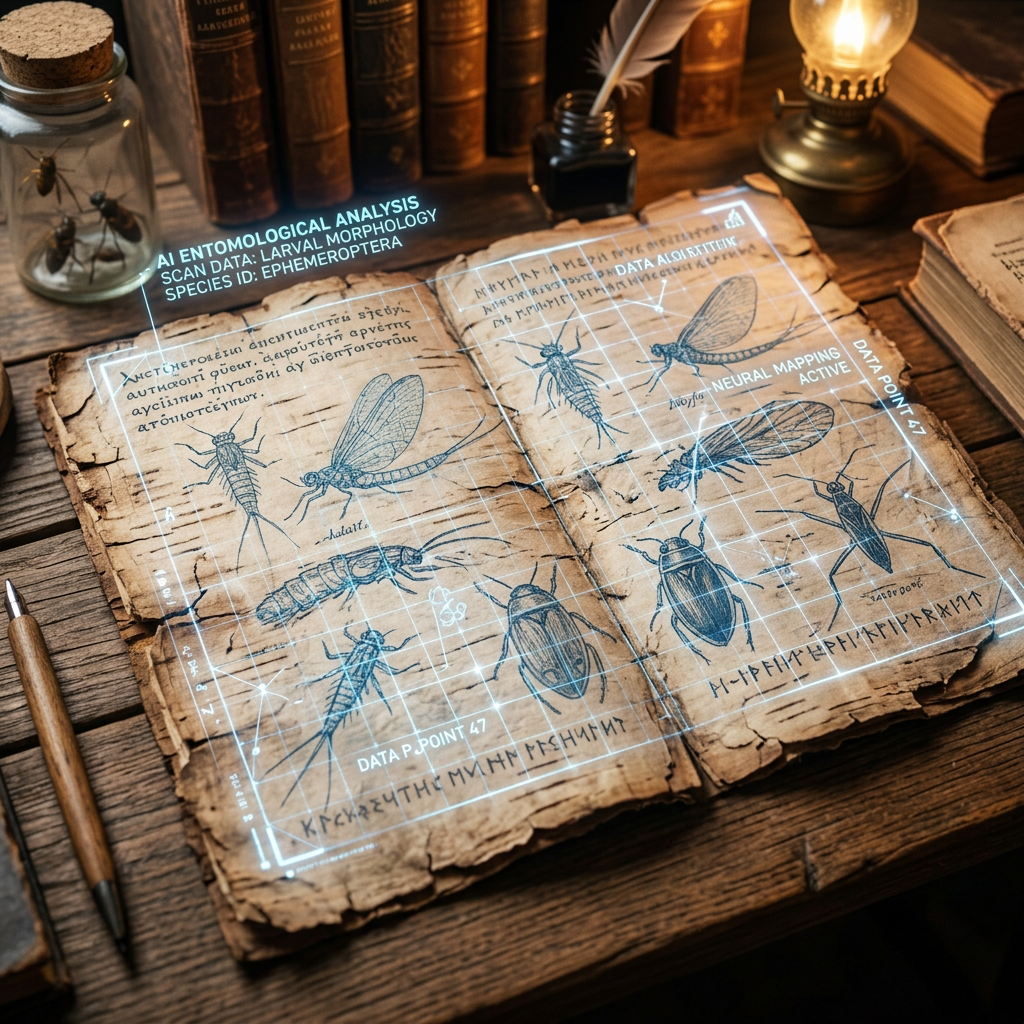 AI-Driven Decipherment of 7th-Century 'Proto-Sharada' Fragments Unveils Lost Sanskrit Treatises on Systematic Aquatic Entomology