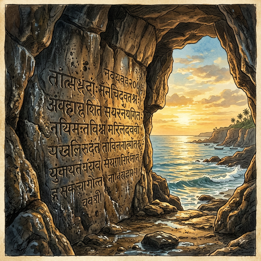 9th-Century 'Silhara' Dynasty Maritime Ledger Found in Konkan Cave Details Trade with the Abbasid Caliphate