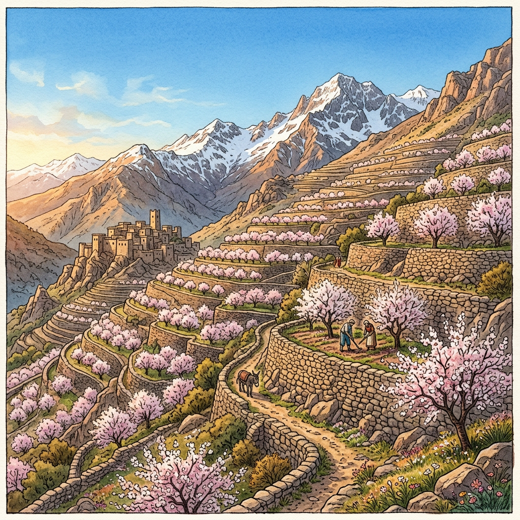 UNESCO Designates the 'Traditional High-Altitude Terraced Almond-Orchards of the Anti-Lebanon Mountains' as World Heritage