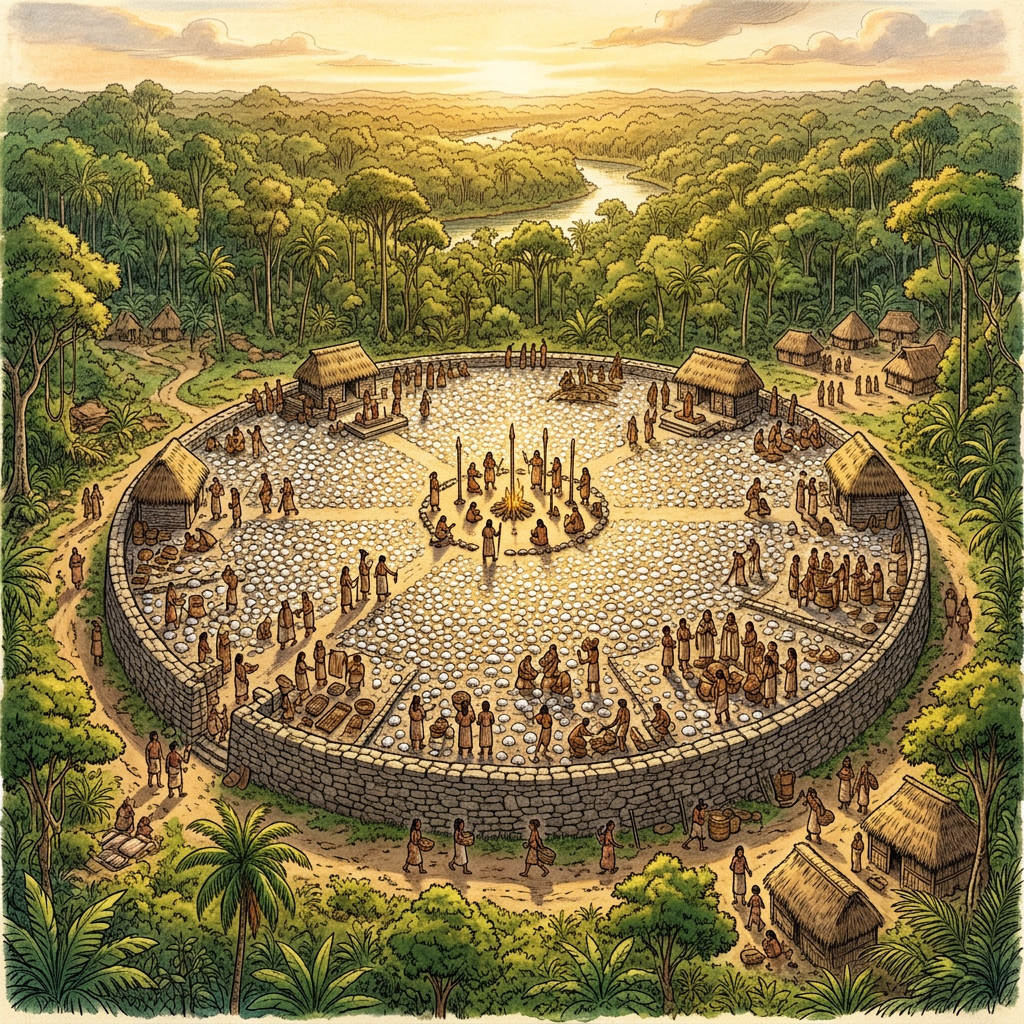 Massive "Shell-Tempered" Drumming Platforms Found in Tabasco Reveal Origins of Zoque "Festival of the Earth-Lord"