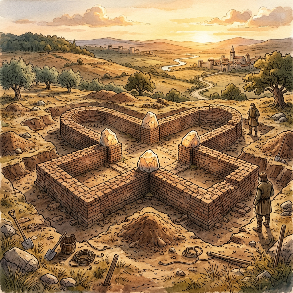 Ancient 11th-Century 'Manikya' Dynasty Sun Temple Foundations with Unique Quartzite Sighting-Stones Discovered in Rural Tripura