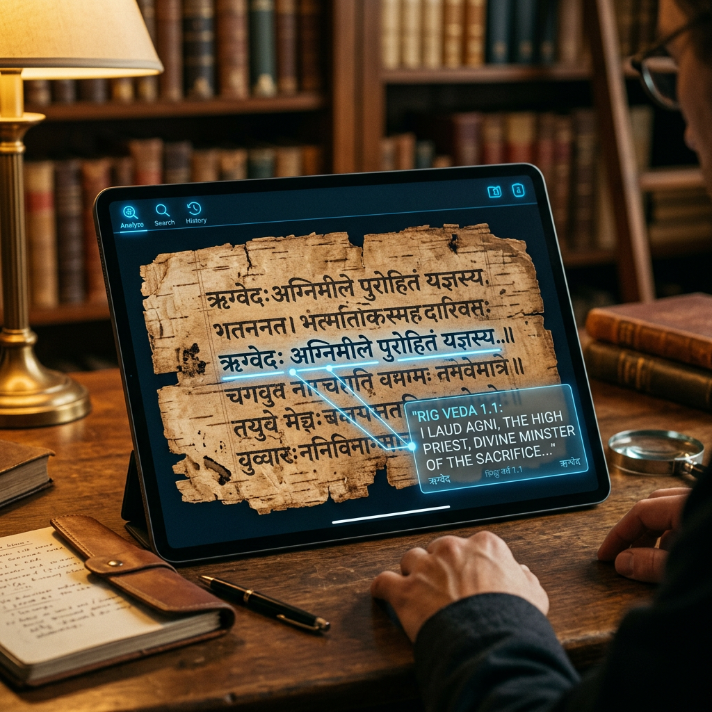 AI Deciphers 6th-Century 'Vak-Dharma-Kaumudi' Fragments in Varanasi Revealing Lost 'Philosophy of Semantic Integrity'