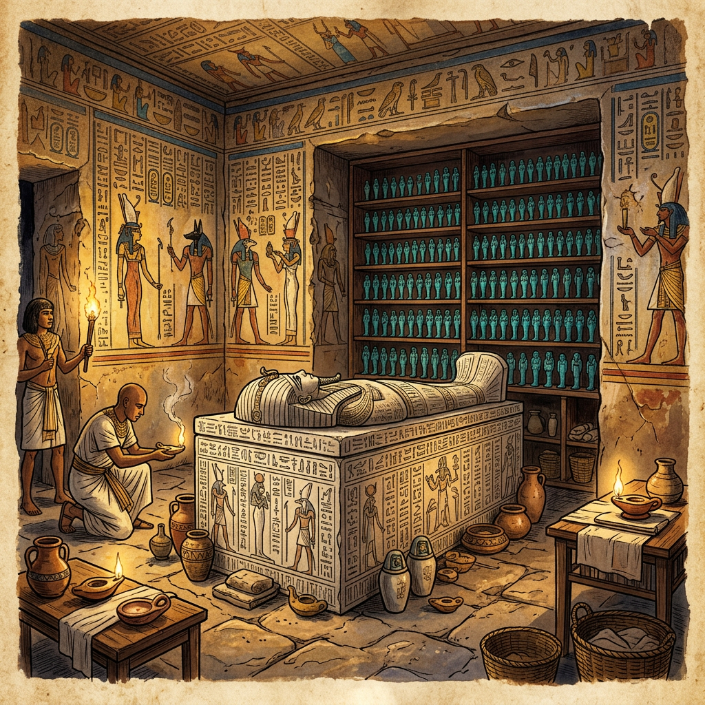 Intact 26th-Dynasty 'Master of the Royal Archives' Tomb Uncovered in Sais Reveals Secret Diplomatic Papyrus