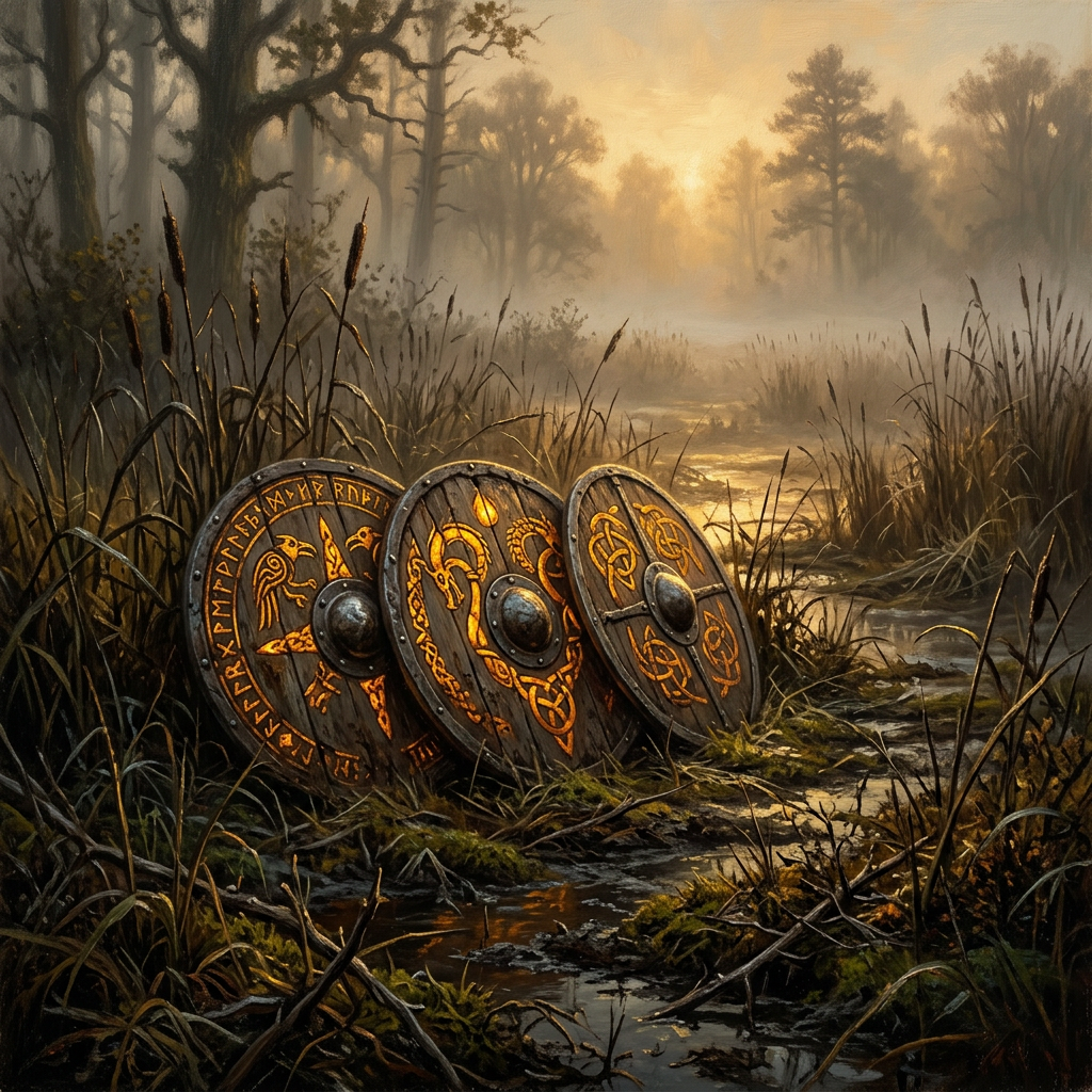 Excavation of 'Amber-Inscribed' Oak Shields in Denmark Reveals 3,000-Year-Old Roots of 'Midwinter Warrior' Festivals