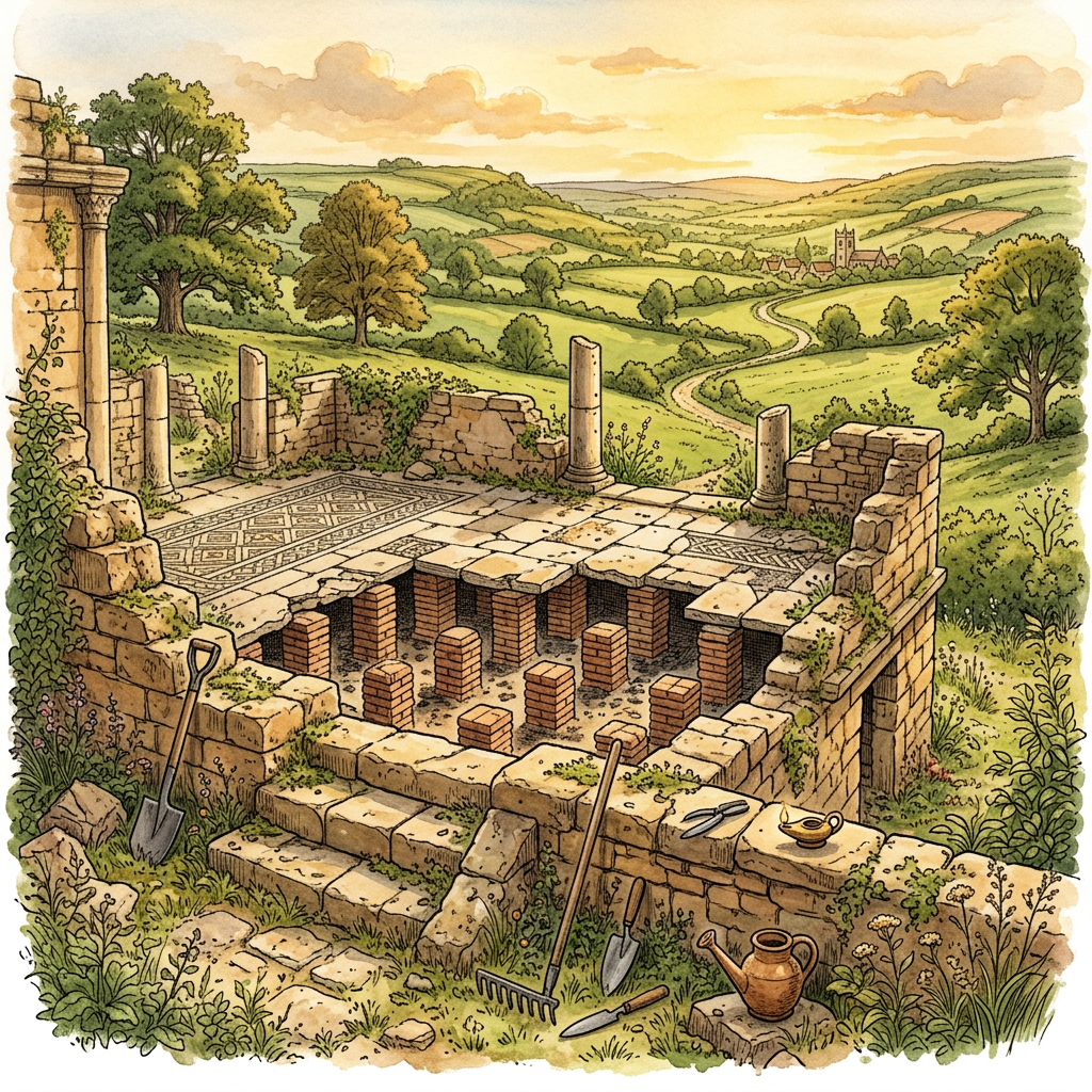 2nd-Century Roman 'Experimental Viticulture Station' with Subterranean Heat-Ducts Uncovered in Northern England