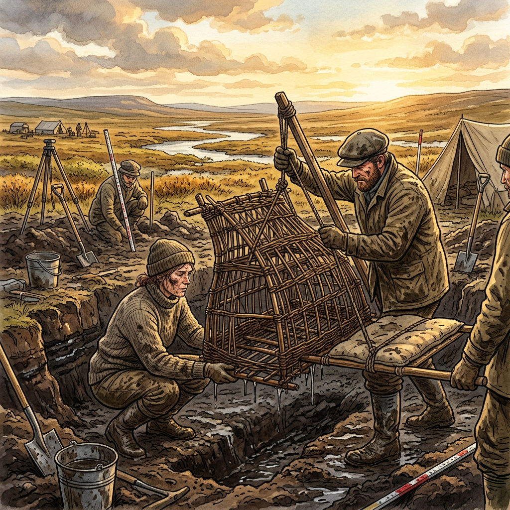 Melting Permafrost in the Mackenzie River Delta Uncovers 4,500-Year-Old 'Inuvialuit' Fishing Gear and Ivory Tools