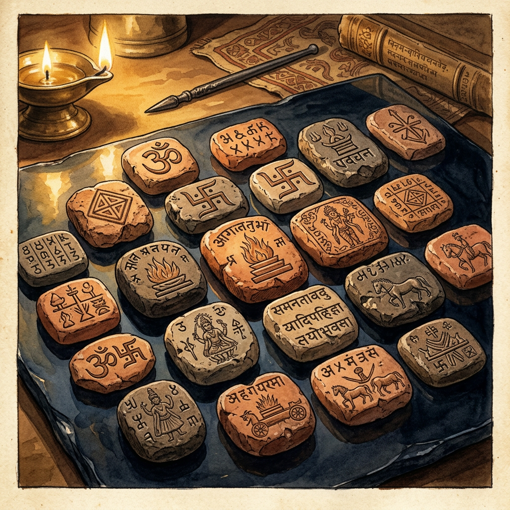 6th-Century BCE 'Vak-Prana-Mandala' Tablets Discovered in the Ghaggar Basin Detail the 'Philosophy of Resonant Speech'