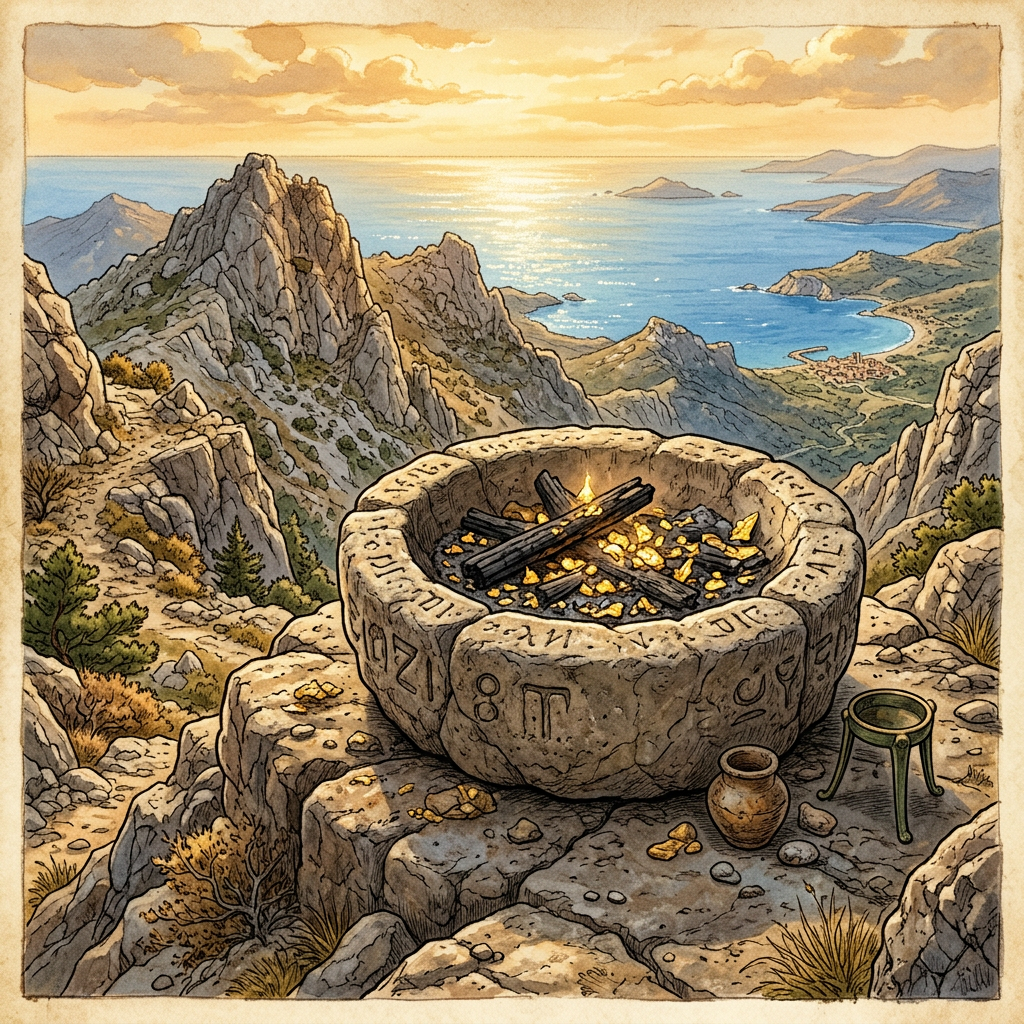 Archaeologists Identify 'Sacred Olive' Offering Pits on Mount Juktas, Revealing Origins of Minoan 'Tree-Greeting' Festivals