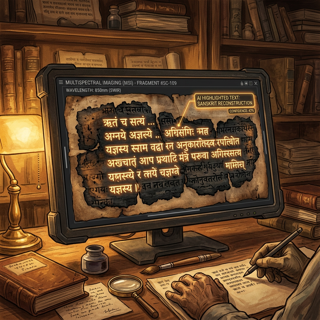 AI-Driven Decipherment of 6th-Century 'Kuchean-Sanskrit' Palimpsests Unveils Lost Treatises on Logic and Epistemology