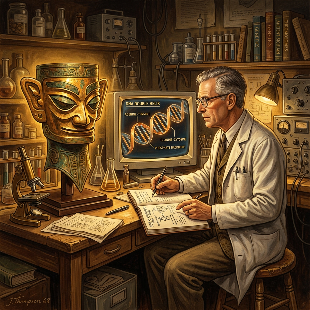 Genomic Analysis of Sanxingdui Remains Links Bronze Age Shu Culture to Southeast Asian Coastal Migrations