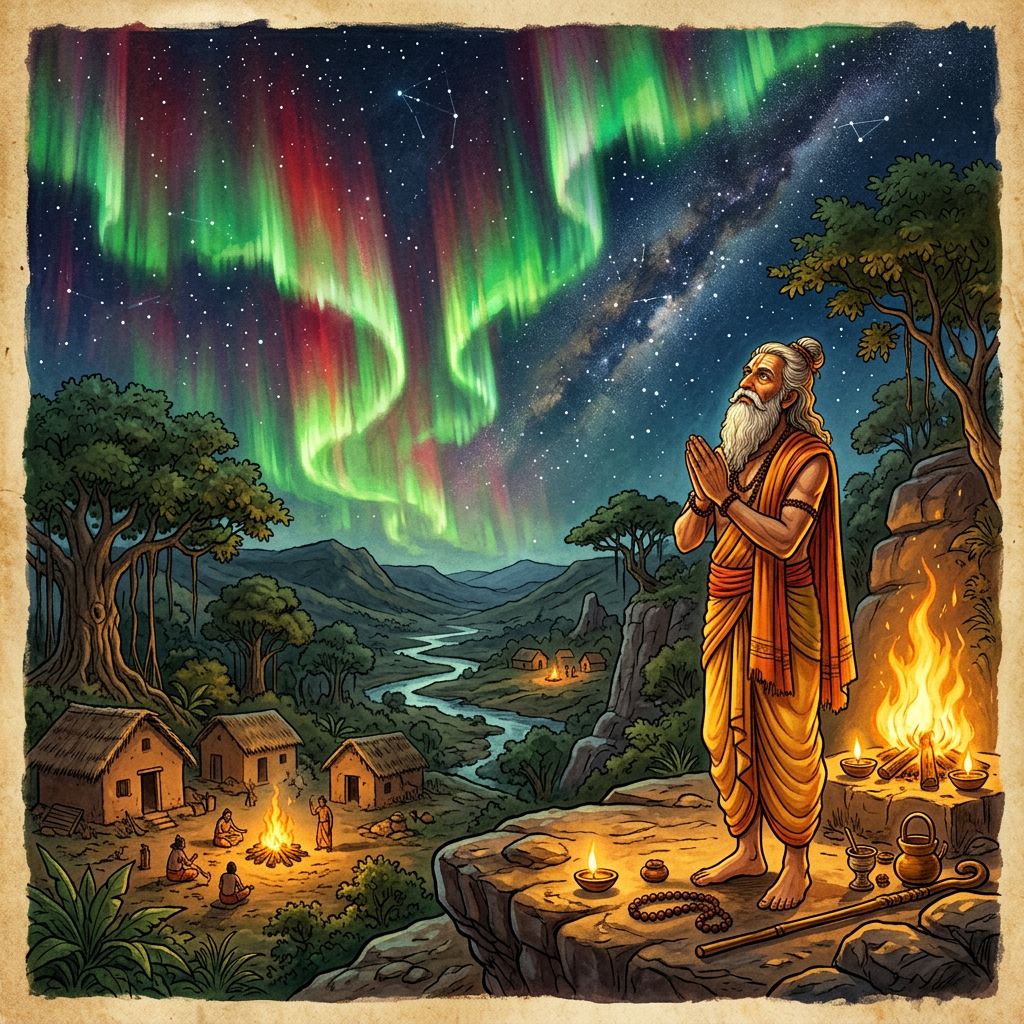 New Research Correlates 2nd Millennium BCE 'Aranyaka' Texts with Systematic Observation of a Rare Auroral Event in 1650 BCE