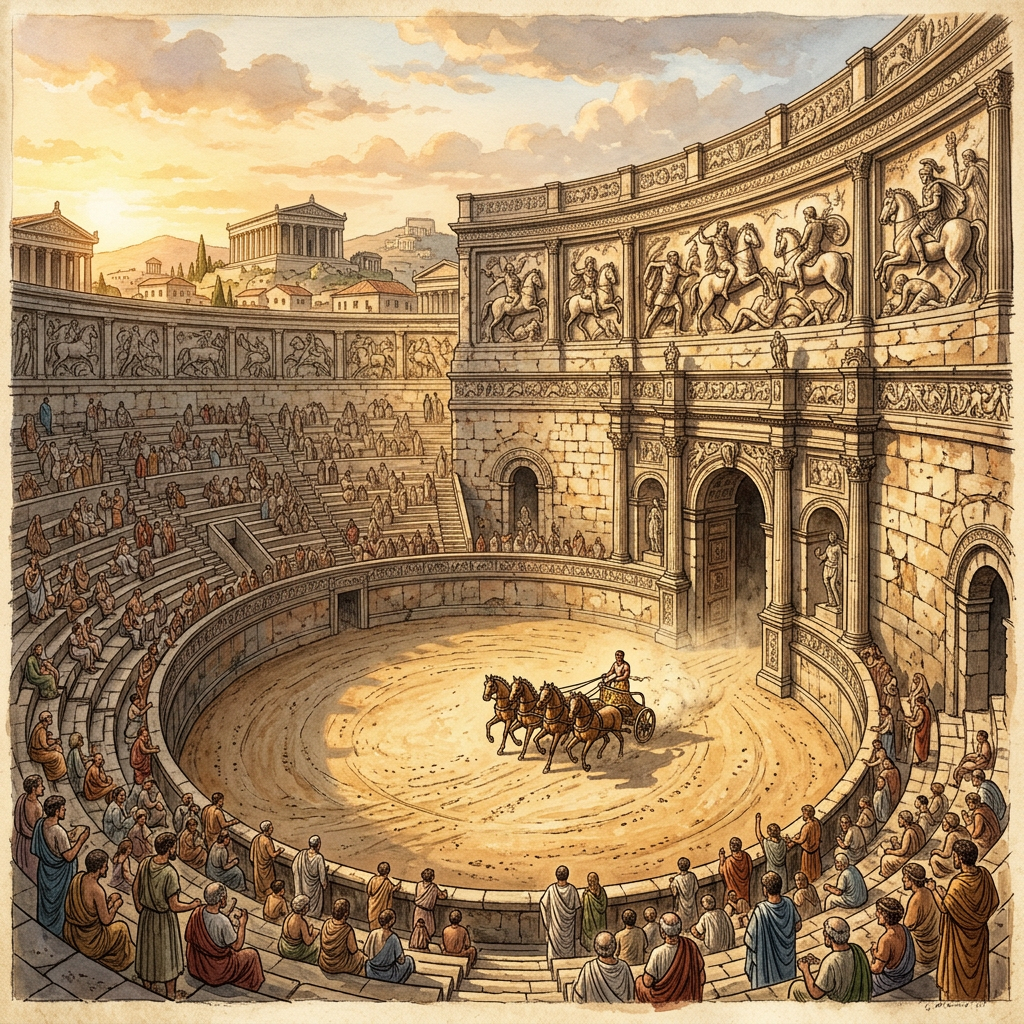 Intact 1st-Century Roman 'Cavalry Training Arena' with Mythological Reliefs Uncovered in Southern Albania