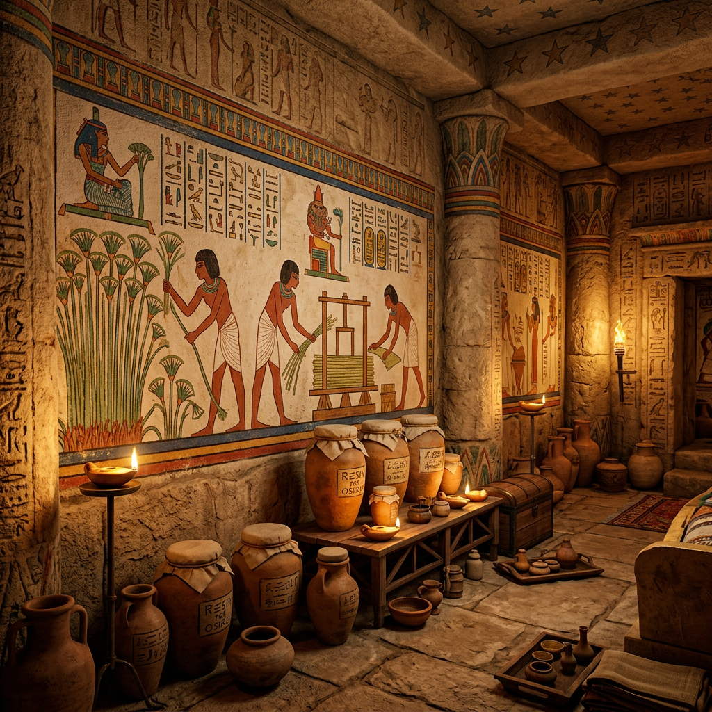 Intact 18th-Dynasty 'Master of the Royal Papyrus-Sizing Chemistry' Tomb Uncovered in Saqqara with Rare Mineral-Glue Samples