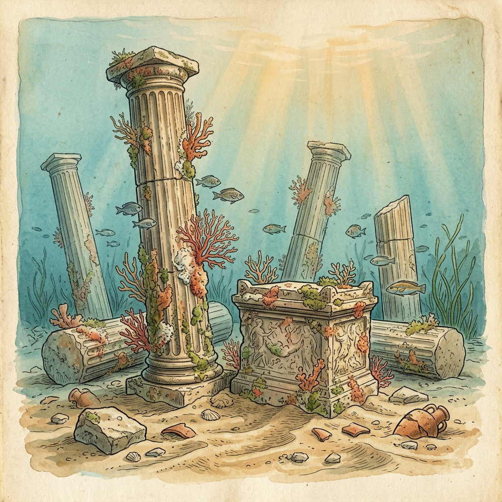 Deep-Sea Survey Locates Submerged 3rd-Century BCE Sanctuary of Melqart off the Coast of Limassol, Cyprus